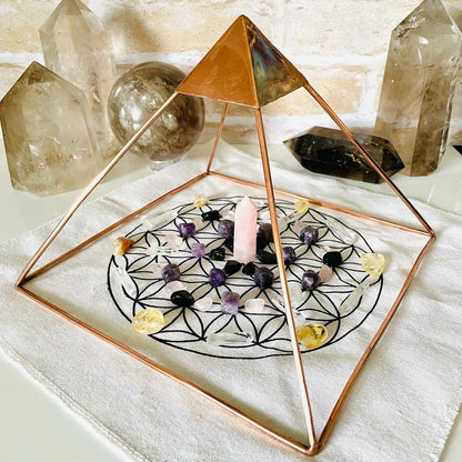 Copper Pyramid Energizer Amplifer Cleansing Energy spiritual tool – Wildly  Nurtured